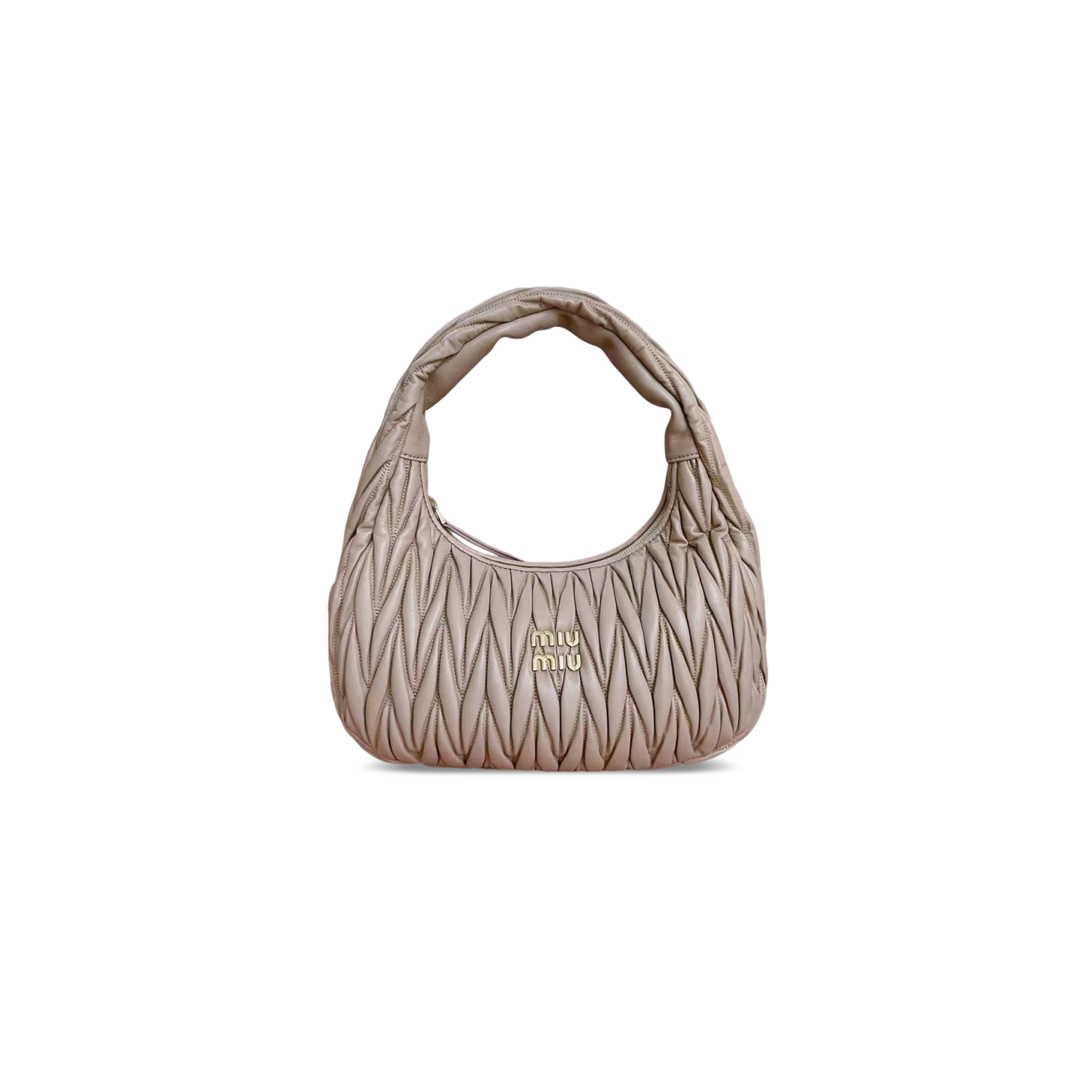 MIU MIU WANDER MATELASSÉ HOBO BAG 5BC108 (29*24*10cm)